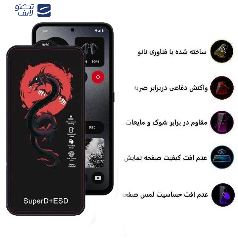 محافظ صفحه نمایش اپیکوی مدل Dragon ESD مناسب برای گوشی موبایل ناتینگ فون CMF 1