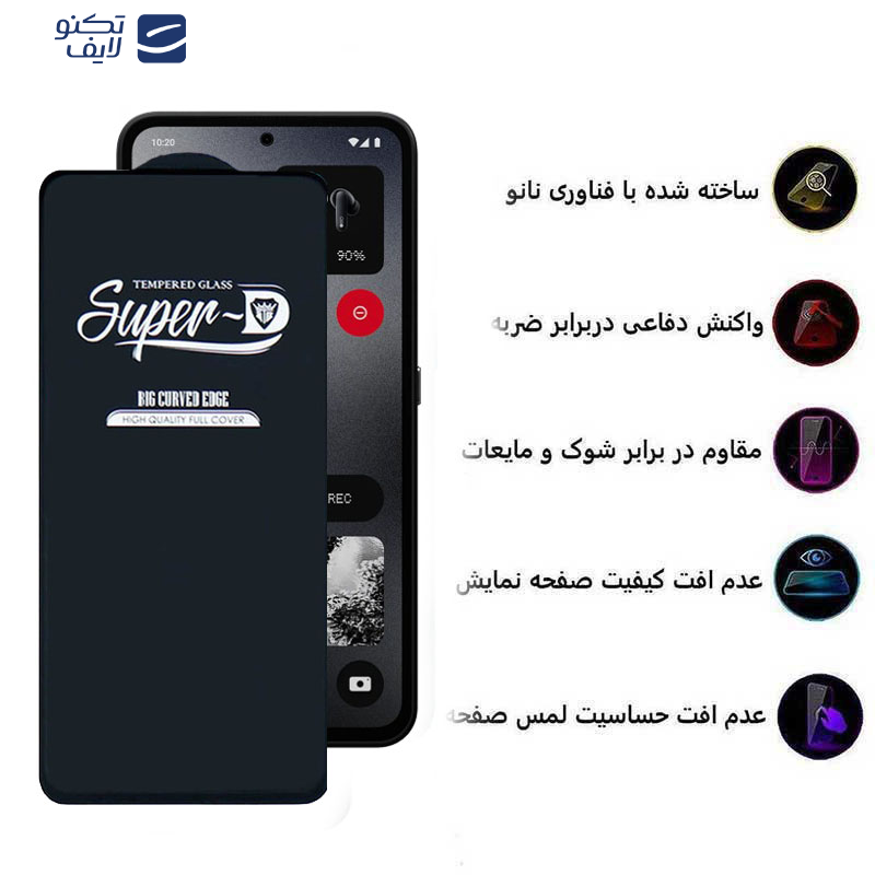 محافظ صفحه نمایش اپیکوی مدل Super 5D مناسب برای گوشی موبایل ناتینگ فون CMF 1