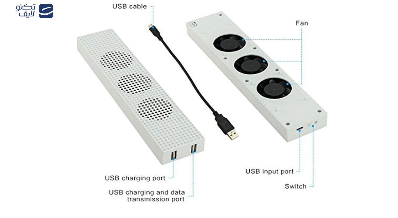 فن خنک کننده مدل TYX-619 مناسب ایکس باکس وان اس