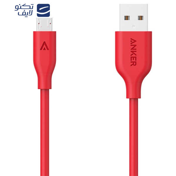 کابل تبدیل USB به microUSB انکر  مدل A8132 PowerLine طول 0.9 متر