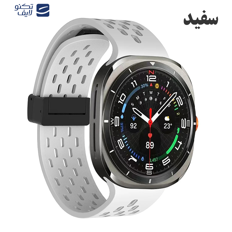 بند درمه مدل Ruby مناسب برای ساعت هوشمند سامسونگ Galaxy Watch Ultra 47mm