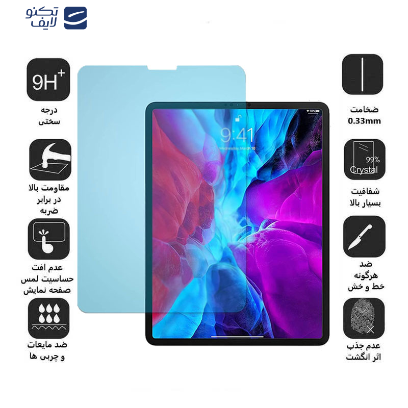 محافظ صفحه نمایش مات اپیکوی مدل Xundd paper-like مناسب برای تبلت اپل iPad Pro 12.9 2022 / 2021 / 2020 / 2018