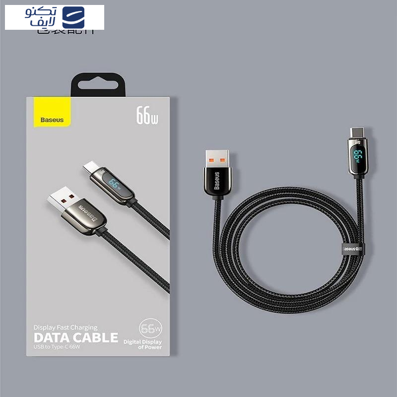 کابل تبدیل USB به USB-C بیسوس مدل A81 طول 2 متر