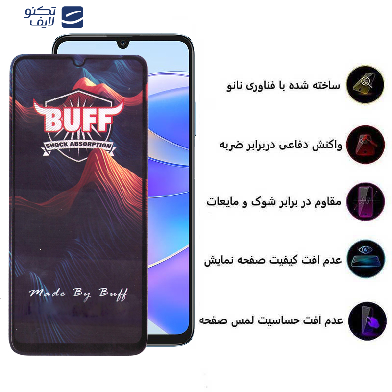 محافظ صفحه نمایش 5D بوف مدل Mountain مناسب برای گوشی موبایل آنر X7A