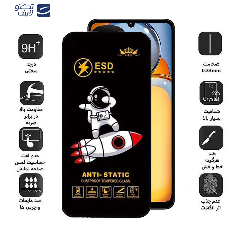 محافظ صفحه نمایش اپیکوی مدل Spaceship مناسب برای گوشی موبایل شیائومی Redmi 13R / Poco M6 5G