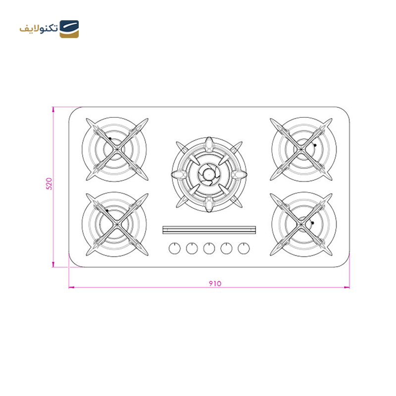 gallery-اجاق گاز رومیزی کن مدل IGT 502 copy.png