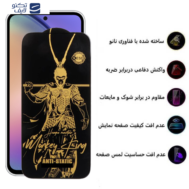 gallery-گلس گوشی سامسونگ Galaxy A54-S23 FE اپیکوی مدل Wukong ESD copy.png