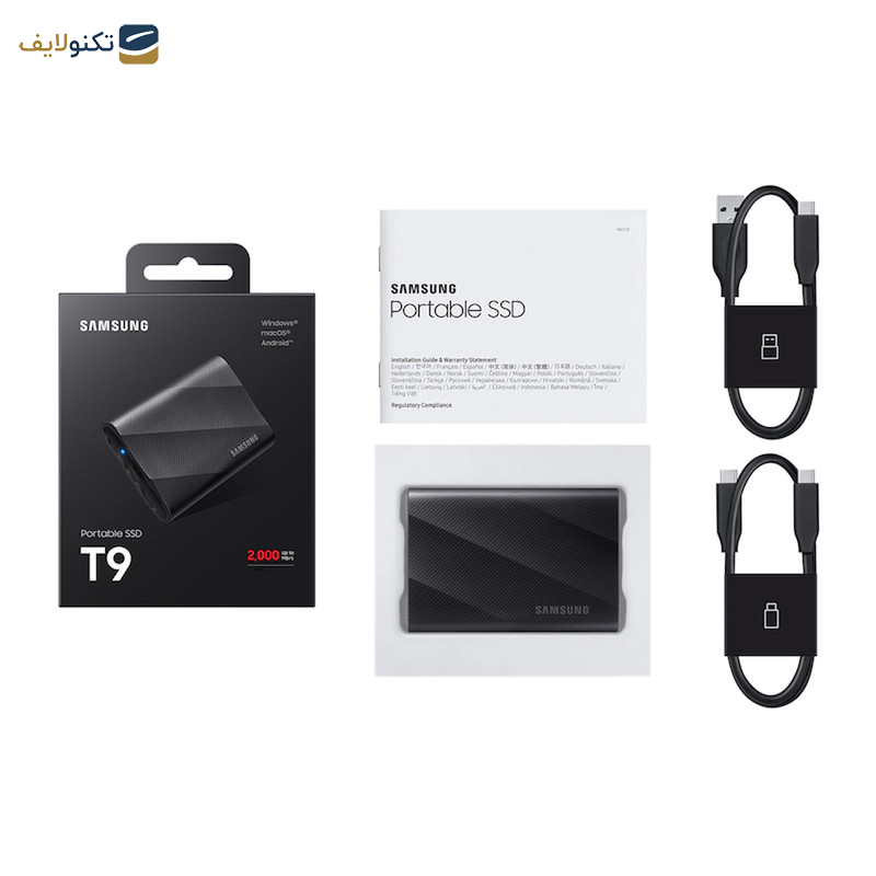 حافظه SSD اکسترنال سامسونگ مدل Portable SSD T9 ظرفیت 4 ترابایت