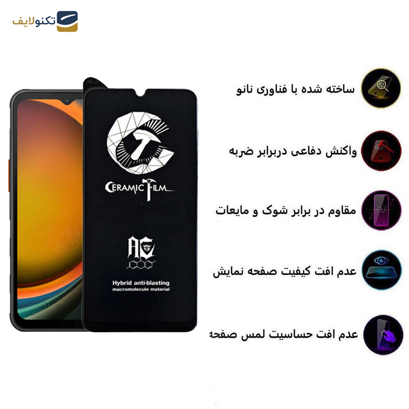 محافظ صفحه نمایش سرامیکی مات اپیکوی مدل CR7-M مناسب برای گوشی موبایل سامسونگ Galaxy A14 4G/5G /Xcover7