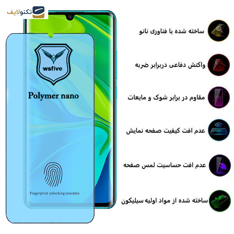 محافظ صفحه نمایش اپیکوی مدل Polymer Nano مناسب برای گوشی موبایل شیائومی Mi Note 10 Pro/ Mi Note 10/ Mi Note lite/ Mi CC9 Pro