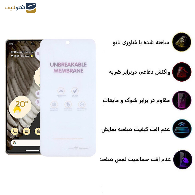 محافظ صفحه نمایش مات اپیکوی مدل Hydrogel-Matte مناسب برای گوشی موبایل گوگل Pixel 7 Pro