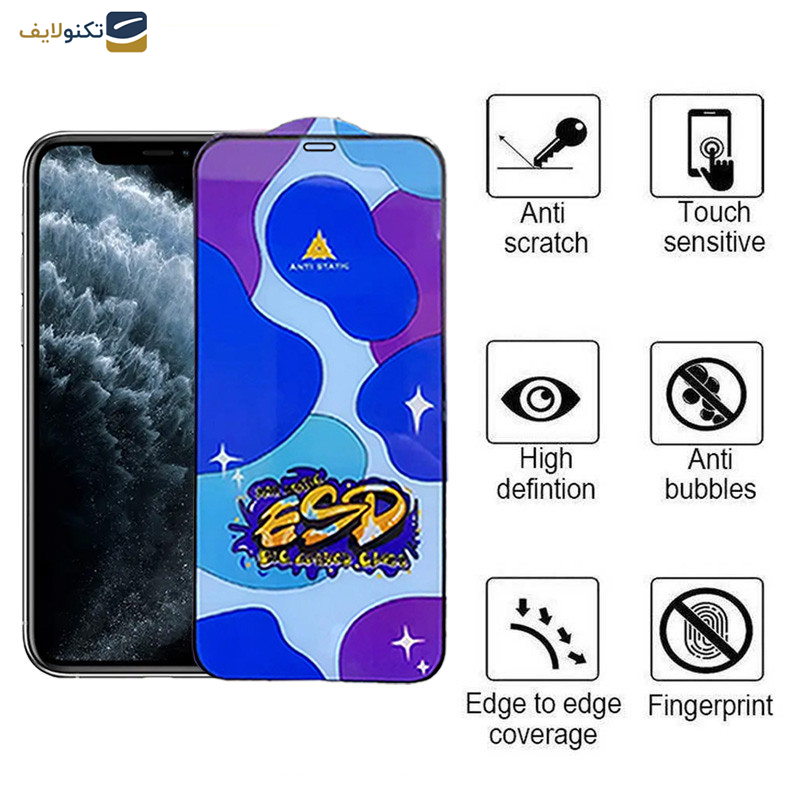 محافظ صفحه نمایش اپیکوی مدل Star ESD مناسب برای گوشی موبایل اپل iPhone 11 Pro Max/XS Max