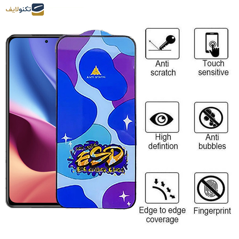  محافظ صفحه نمایش اپیکوی مدل Star ESD مناسب برای گوشی موبایل شیائومی Xiaomi Redmi K40 Ultra/K40 Gaming/K40 Pro Plus/K40 Pro/K40S/K40