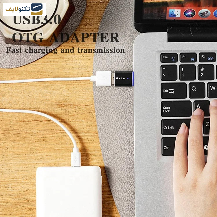 مبدل USB OTG به USB-C بنیوس مدل BE-TG01