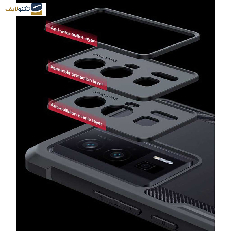 کاور اپیکوی مدل Xundd Beatle مناسب برای گوشی موبایل شیائومی Poco F5 Pro /Redmi K60/ K60 Pro