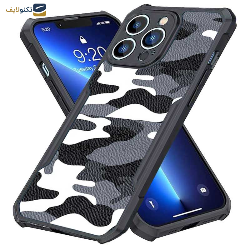 کاور اپیکوی مدل Xundd Camouflage مناسب برای گوشی موبایل اپل iPhone 12 Pro