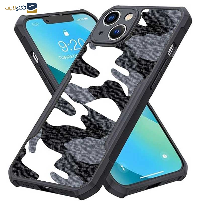 کاور اپیکوی مدل Xundd Camouflage مناسب برای گوشی موبایل اپل iPhone 13/14