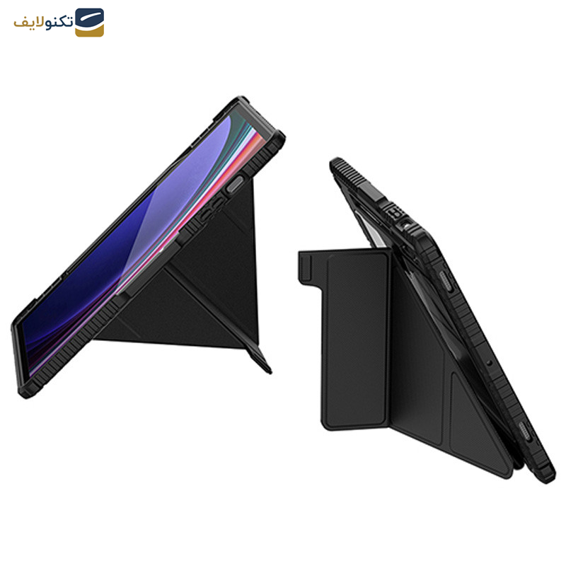 کیف کلاسوری نیلکین مدل Camshield Bumper Flip Folding مناسب برای تبلت سامسونگ Galaxy Tab S9 Plus