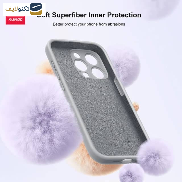 کاور اپیکوی مدل Xundd Liquid silicone Magnetic Holder مناسب برای گوشی موبایل اپل iPhone 15 Pro Max