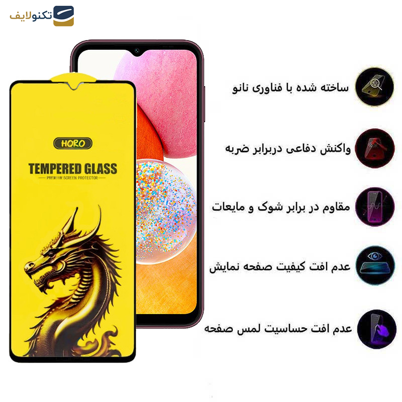 محافظ صفحه نمایش اپیکوی مدل Golden Dragon مناسب برای گوشی موبایل سامسونگ Galaxy A14/ Xcover7