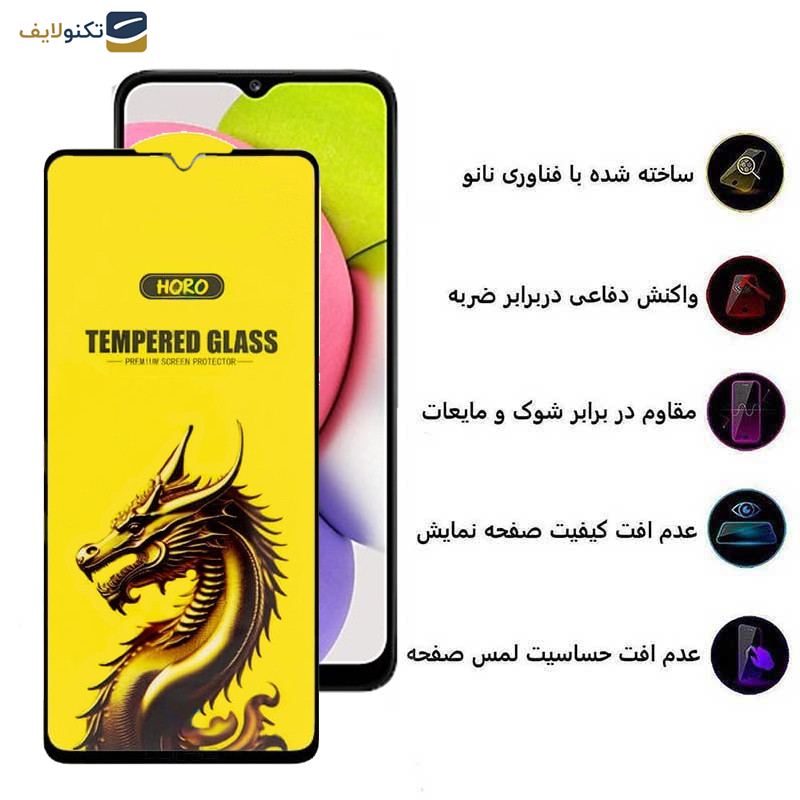 محافظ صفحه نمایش اپیکوی مدل Golden Dragon مناسب برای گوشی موبایل سامسونگ Galaxy A03 4G/A03s 4G/A03 Core  4G/A02 4G/A02s 4G