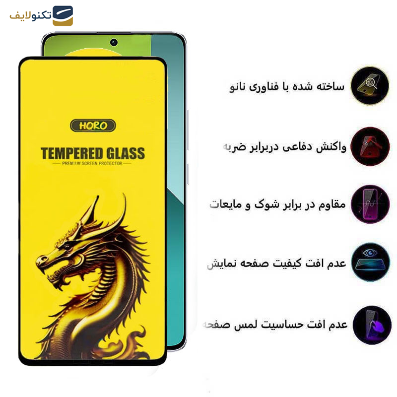 محافظ صفحه نمایش اپیکوی مدل Golden Dragon مناسب برای گوشی موبایل شیائومی Redmi Note 13 Pro 4G/5G / Note 13 4G/5G / Note 13R Pro 5G