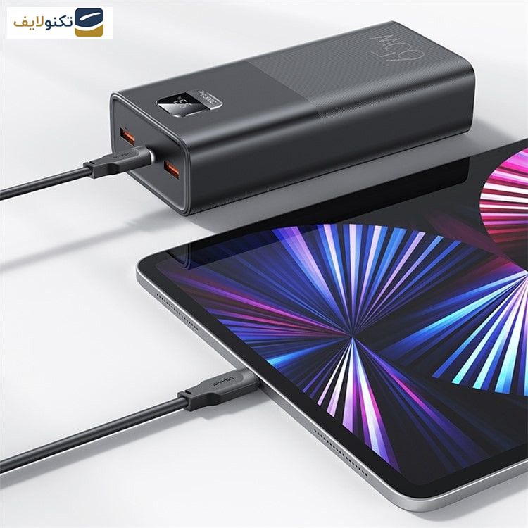 پاوربانک یوسمز مدل CD185 ظرفیت 30000 میلی آمپر ساعت به همراه کابل USB-C