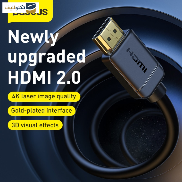 کابل HDMI باسئوس مدل CAKGQ-D01 طول 5 متر