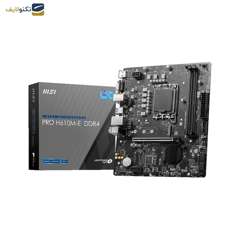 مادربرد ام اس آی مدل PRO H610M-E DDR4