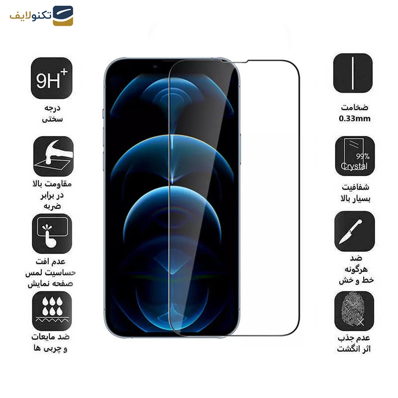 محافظ صفحه نمایش اپیکوی طرح Amazing Nillkin مناسب برای گوشی موبایل اپل iPhone 13 Pro Max