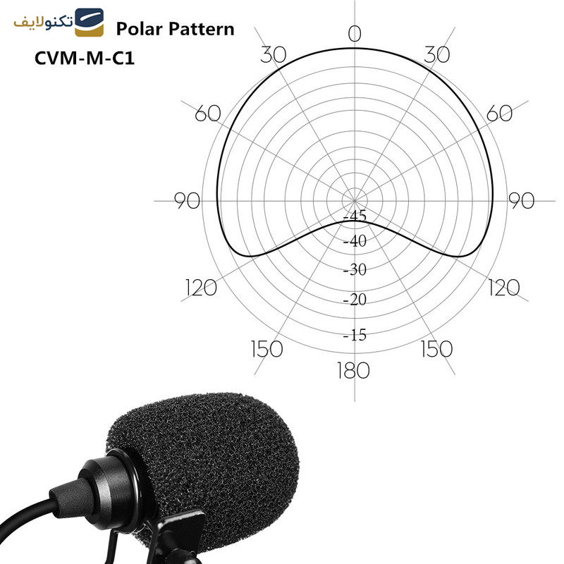 میکروفن یقه ای کامیکا مدل CVM-M-C1