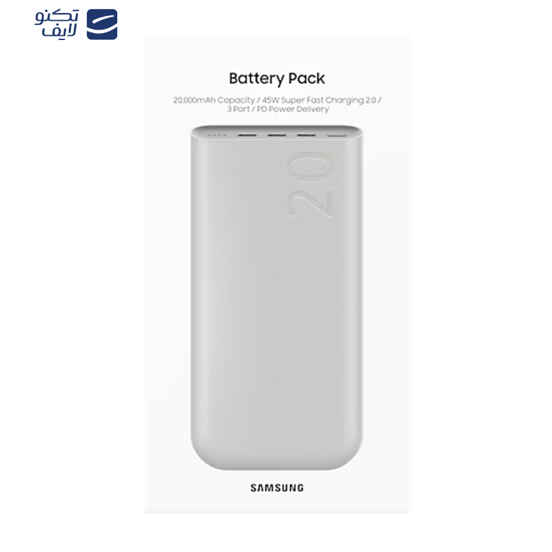 پاوربانک سامسونگ مدل Battery Pack EB-P4520 ظرفیت 20000 میلی آمپر ساعت