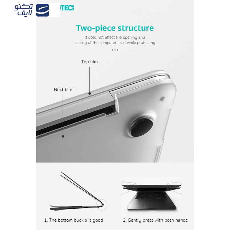 کاور محافظ کوتتسی مدل 11009 مناسب برای مک بوک پرو 16 اینچی