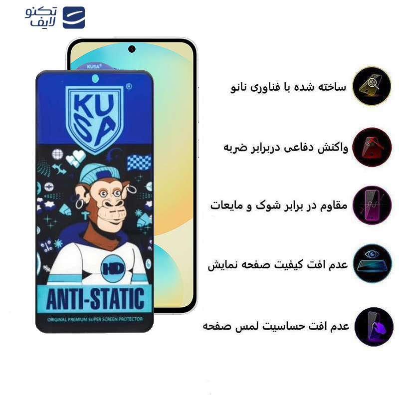 محافظ صفحه نمایش اپیکوی مدل Ice Monkey مناسب برای گوشی موبایل سامسونگ Galaxy S24 FE/ A55/ A35