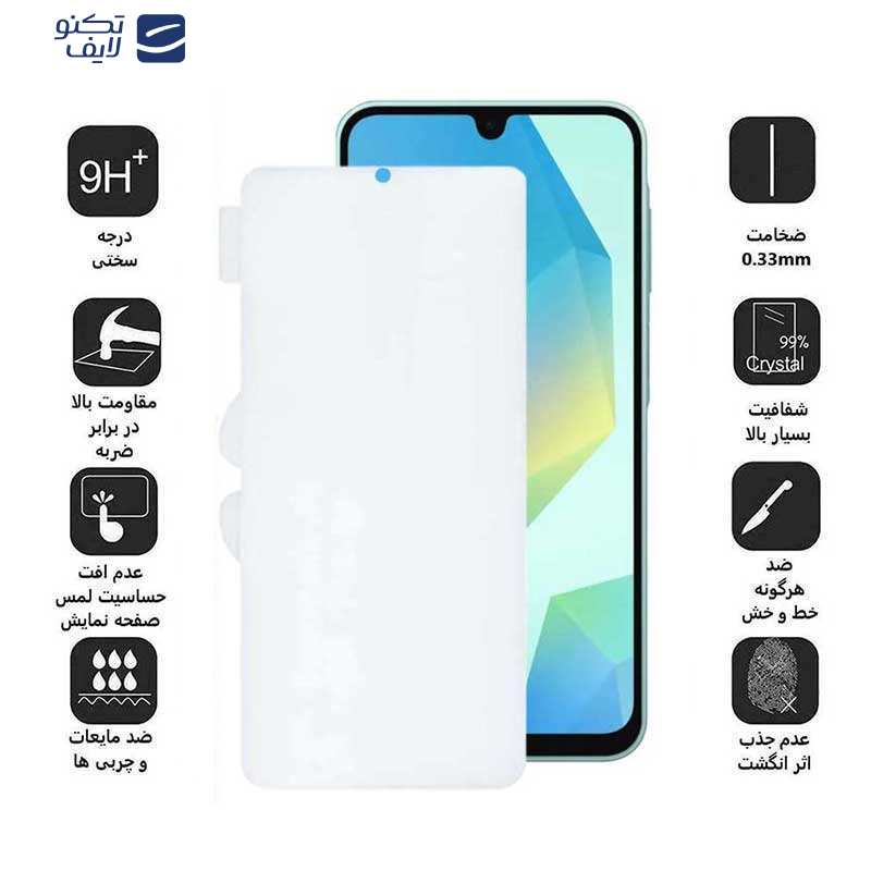 محافظ صفحه نمایش بوف مدل Hydrogel-Cover مناسب برای گوشی موبایل سامسونگ Galaxy A16 5G/ A16 4G