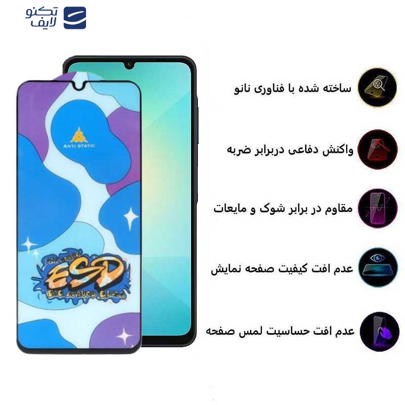 محافظ صفحه نمایش اپیکوی مدل Star ESD مناسب برای گوشی موبایل سامسونگ Galaxy A06/A06s/A05s/A05/F05