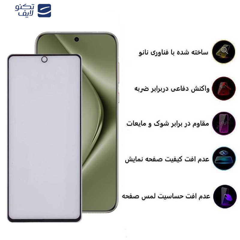 محافظ صفحه نمایش بوف مدل 5D Matte-G مناسب برای گوشی موبایل هوآوی Pura 70 Pro/ Pura 70 Ultra / Nova 12S/ Nova 12i