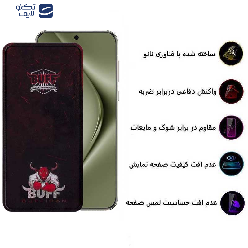 محافظ صفحه نمایش بوف مدل Muscle-Bull مناسب برای گوشی موبایل هوآوی Pura 70 Pro/ Pura 70 Ultra / Nova 12S/ Nova 12i