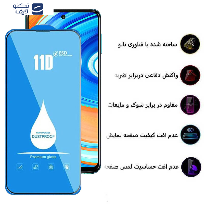 محافظ صفحه نمایش اپیکوی مدل Blue ESD مناسب برای گوشی موبایل شیائومی Redmi Note 9 Pro Max / Note 9 Pro 5G/ Note 9 Pro  4G (Global/India) / Note 9S