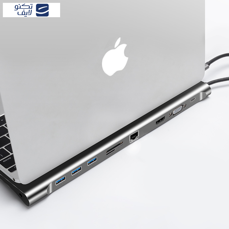 هاب 10 پورت USB-C جی سی پال مدل JCP6204