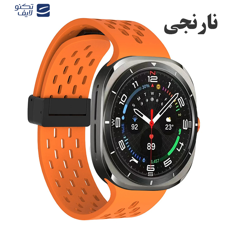 بند درمه مدل Ruby مناسب برای ساعت هوشمند سامسونگ Galaxy Watch Ultra 47mm