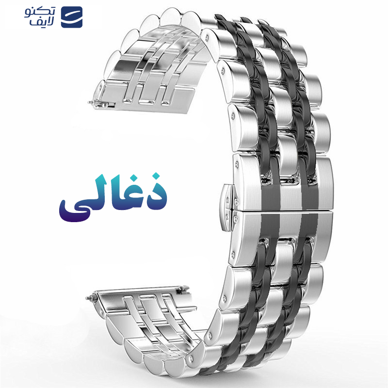 بند درمه مدل Pirana مناسب برای ساعت هوشمند هوآوی WATCH GT/ Magic GT/ Honor Watch Magic/ magic Watch 2 46mm/ Watch GT2 46mm/ Watch GT/ Watch GT Active/ Watch GT Elegant