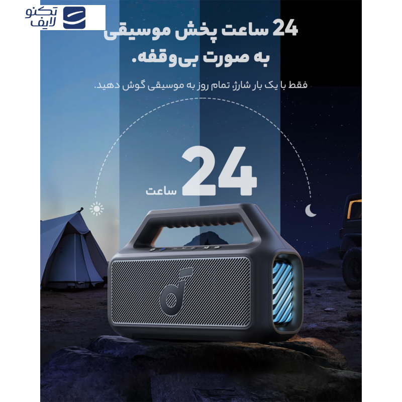 اسپیکر بلوتوثی قابل حمل انکر مدل Soundcore Boom 2 A3138