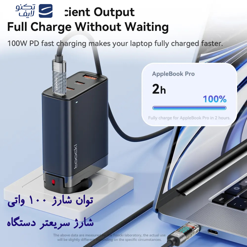 کابل USB-C توکی مدل 100W TQ-X36 طول 1 متر