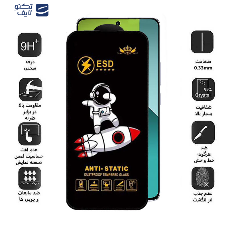 محافظ صفحه نمایش اپیکوی مدل Spaceship مناسب برای گوشی موبایل شیائومی Redmi Note 13 Pro 4G/5G / Note 13 4G/5G / Note 13R Pro 5G