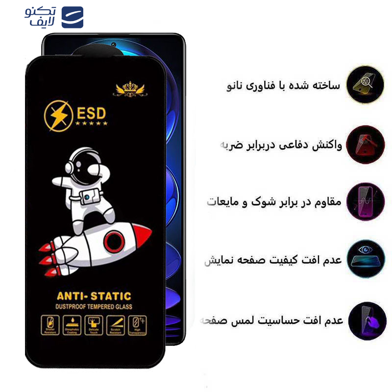 محافظ صفحه نمایش اپیکوی مدل Spaceship مناسب برای گوشی موبایل شیائومی Redmi Note 12 Pro Plus/ Note 12 Pro 4G/5G / Note 12 5G/4G / Note 12 (China)