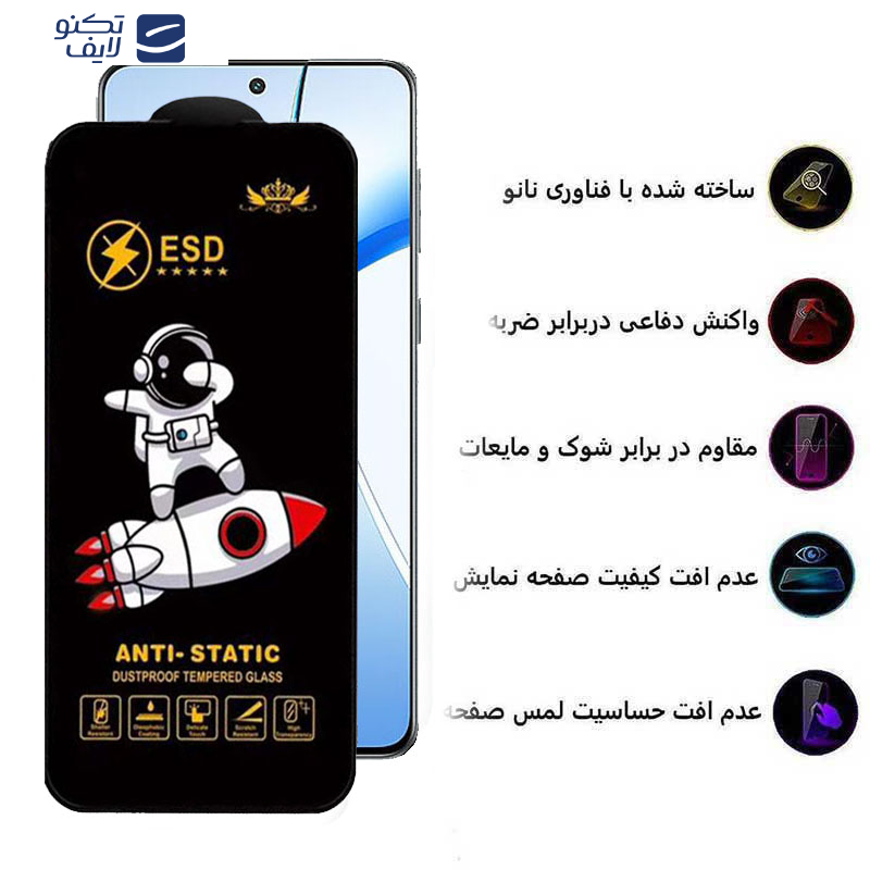 محافظ صفحه نمایش اپیکوی مدل Spaceship مناسب برای گوشی موبایل گوگل Pixel 8 Pro/ 7 Pro