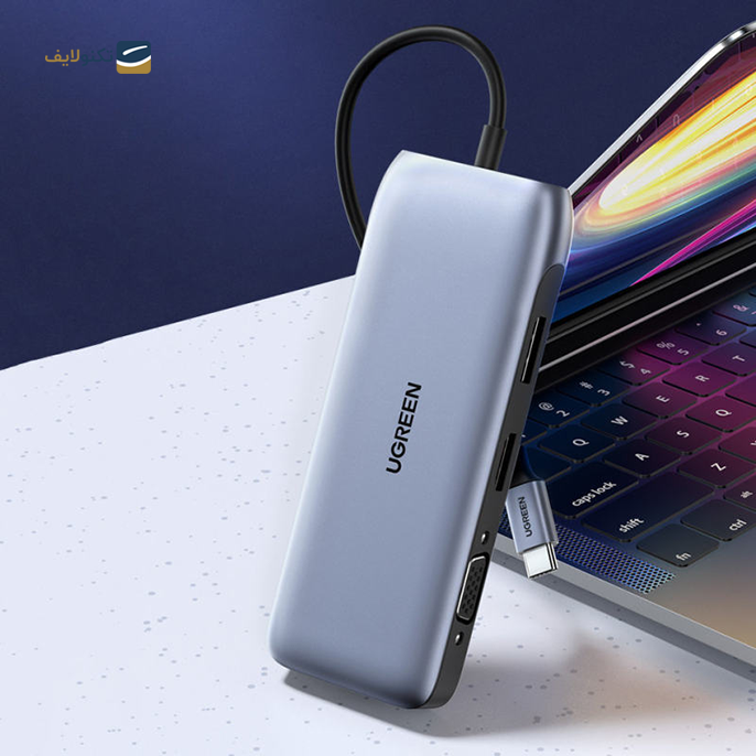 gallery-هاب USB-C یوگرین 9 پورت مدل CM274-gallery-3-TLP-10560_eb1c444b-232b-410d-a27f-f6b582a6569f.png