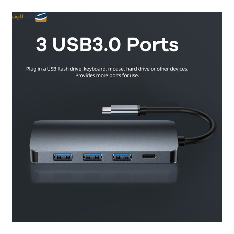 gallery-هاب نوع هاب usb-c ریمکس 5 پورت مدل RU-U5-gallery-3-TLP-29004_c95280ec-1419-4104-a71e-746955c869ed.png