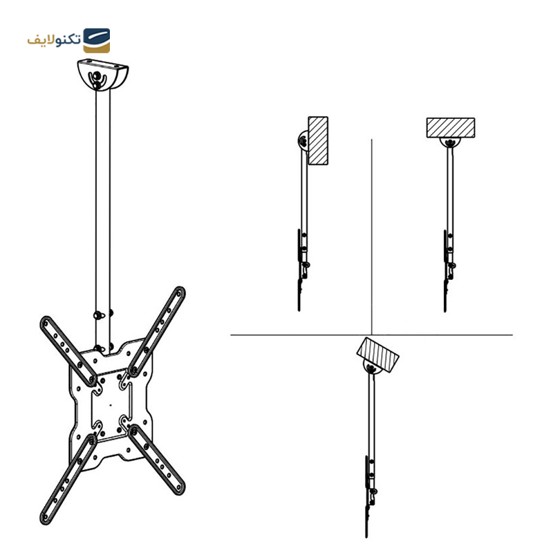 gallery-پایه تلویزیون ایستاده 20 تا 55 اینچ ال سی دی آرم مدل TR-120 copy.png